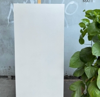 Gạch Lát Nền Khổ Lớn 60x120 Trắng Trơn Mờ Matt