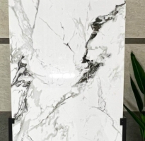 Gạch Lát Nền Khổ Lớn 80x160 Trắng Vân Đen 