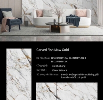 Đá Nung Kết Khổ Lớn TQ 120x240 Trắng Vân Vàng Mới Nhất