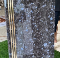 Gạch Lót Cầu Thang 47x120 Giả Đá Hoa Cương Nhũ Vàng Mẫu Mới