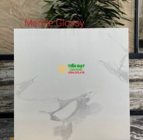 Gạch Marble 100x100 Đá Bóng Kiếng Trắng Vân Mây