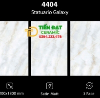 Gạch Mờ Matt 120x180 Lát Nền Biệt Thự Vân Vàng Giả Đá