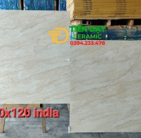 Gạch Nhập Khẩu 120x120 Vân Vàng Bóng Kiếng 