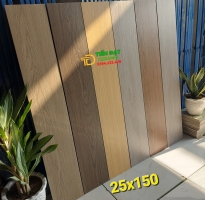 Gạch Nhập Khẩu 25x150 Vân Giả Gỗ Đá Mờ Cao Cấp HCM