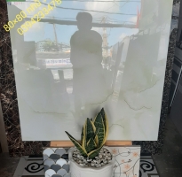 Gạch Nhập Khẩu 80x80 Vân Xanh Ánh kim