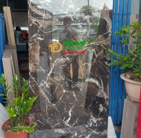 Gạch Nhập Khẩu Khổ Lớn 80x160 Đen Vân Trắng Mẫu Mới Nhất