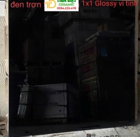 Gạch Nhập Khẩu TQ 100x100 Đen Trơn Vi Tinh Cao Cấp
