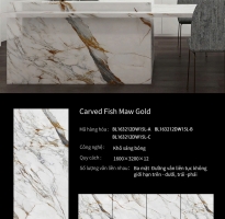 Gạch Nhập Khẩu TQ 160x320 Trắng Vân Vàng Bóng Kiếng Vi Tinh 