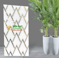 Gạch Nhập Khẩu TQ 30x60 Khắc Kim Trang Trí Khách Sạn