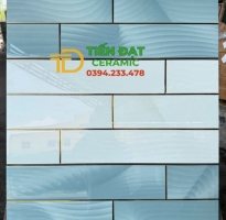 Gạch Nhập Khẩu TQ 30x60 Khắc Kim Xanh Lá Đậm Nhạt