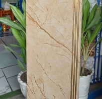 Gạch Nhập Khẩu TQ 47x120 Trang Trí  Vân Vàng Khắc Kim