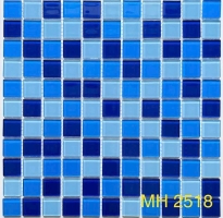 Gạch Nhập Khẩu TQ Mosaic 30x30 Màu Xanh Hạt Nhỏ
