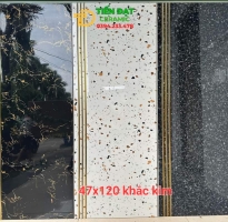 Gạch Nhũ Vàng 47x120 Giả Đá Hoa Cương Giá Rẻ Tại Lâm Đồng