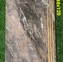 Gạch Nhũ Vàng 48x120 Cầu Thang 5D