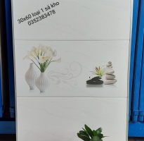 Gạch Ốp Cao CẤp 240x60 Trắng Vân Sả Kho