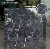 Gạch Ốp Lát Apodio 80x80 Đen Vân Trắng Ốp Cột Mặt Tiền