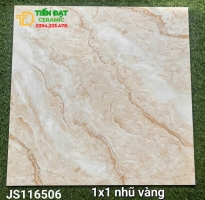 Gạch Ốp Lát Biệt Thự 100x100 Vân Vàng Giả Đá Khắc Kim