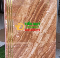 Gạch Ốp Lát Cầu Thang Tam Cấp 47x120 Khắc Kim Mới Nhất