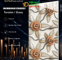 Gạch Ốp Lát Điểm Nhấn 60x120 Bông Hoa Khổ Lớn