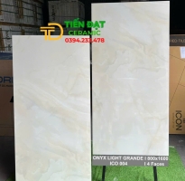 Gạch Ốp Lát Khổ Lớn 80x160 Vân Vàng Nhạt Cao Cấp