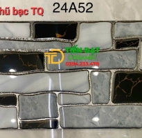 Gạch Ốp Lát Nhà Tắm 20x40 Nhũ Bạc Mẫu Mới TQ