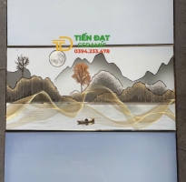 Gạch Ốp Trang Trí 30x60 Men Nhủ Vàng TQ Siêu Bóng Kính