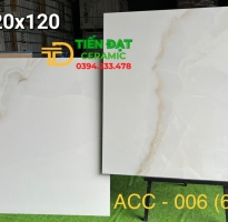 Gạch Ốp Tường 120x120 Vân Vàng Ngọc Thạch Cao Cấp HCM