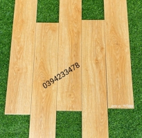Gạch Ốp Tường 15x80 Vân Vàng Giả Gỗ 