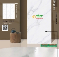 Gạch Ốp Tường 60x120 Trắng Vân Đá Mờ Bóng Carving Giá Rẻ