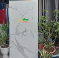 Gạch Ốp Tường 80x160 Nhập Khẩu Ấn Độ Trắng Vân Khói