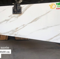 Gạch Ốp Tường 80x240 Trằng Vân Vàng Mẫu Mới Cao Cấp