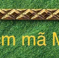 Gạch Thanh Gân Nổi 3x60 TQ Ốp Trang Trí Nhũ Vàng 