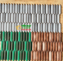 Gạch Thẻ Cao CẤp 240x30 Men Rạn Xanh Lục Ốp Tường 