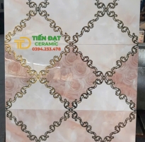 Gạch TQ Khắc Vàng 30x60 Ốp Trang Trí Phòng Khách Khắc Kim