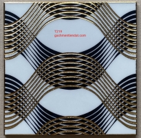 Gạch trang trí 30x30 gạch nhũ vàng cao cấp