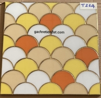 Gạch trang trí nhũ vàng 30x30 gạch nhũ bạc T214