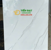 Gạch Trung Quốc 60x120 Trắng Khắc Vàng Ốp Lát Phòng Khách Cao Cấp