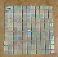 Gạch Vỉ Mosaic 30x30 Cao Cấp Bóng Kính Mầu Hồng Xanh Nhạt