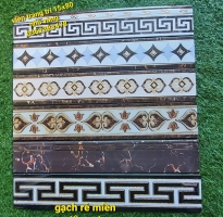 Gạch Viền Khắc Kim 15x80 Nhập Khẩu TQ