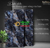 Gạch Vincera Cao Cấp 60x120 Xanh Trắng Giả Đá Ốp Lát Biệt Thự