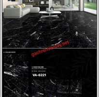 Gạch Trang Trí Mặt Tiền 60x120 Đen Vân Trắng