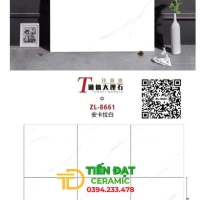 Kho Gạch TQ 80x80 Ốp Lát Vân Trắng Tại Bến Lức Long An