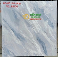 Kho Gạch TQ 80x80 Trắng Vân Xanh Khắc Kim Tại Quận 7 Giá Rẻ