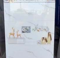 Tổng Kho Gạch Bóng Kính 30x60 Trắng Vân Vàng