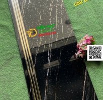 Tổng Kho Gạch Cầu Thang TQ 47x120 Rải Hạt Nhũ Vàng K07