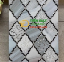 Tổng Kho Gạch TQ 30x60 Hoa Văn Nhũ Vàng Bạc Tại Nha Trang