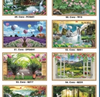 Tranh trang trí 3D quận 6 giá rẻ 