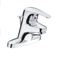 VÒI RỬA LAVABO INAX LFV-101S NÓNG LẠNH CHẬU 3 LỖ