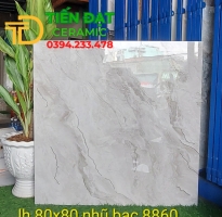 Gạch Cao cấp 80x80 TQ Bóng Kiếng Khắc Kim Mẫu Mới