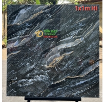 Gạch Khổ Lớn 100x100 Granite Ốp Lát Vân Xám Giả Đá